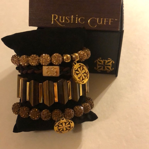 Rustic Cuff Set - Picture 1 of 4